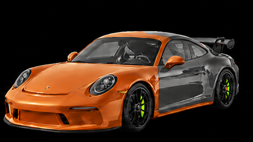 Porsche GT3 example showing Track Pack paint protection film coverage